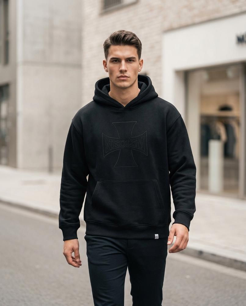 Statement Street - Sevul | Geprägt Dick Hoodie Herren