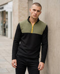 Statement Street - Semes | Zweifarbig Strukturiert Pullover Herren