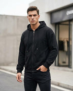Statement Street - Nazul | Langärmliger Verschließbarer Hoodie Herren