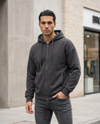 Statement Street - Nazul | Langärmliger Verschließbarer Hoodie Herren
