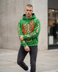 Statement Street - Vazal | Bedruckt Ausgefranst Hoodie Herren
