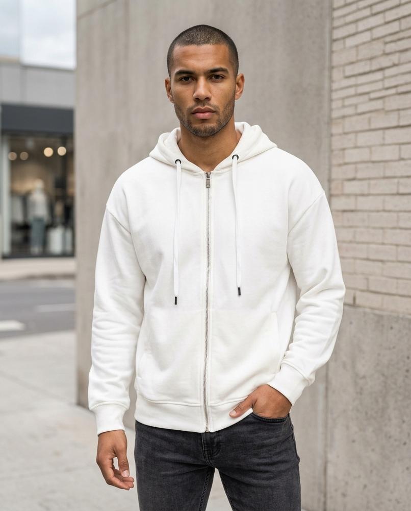 Statement Street - Nazul | Langärmliger Verschließbarer Hoodie Herren