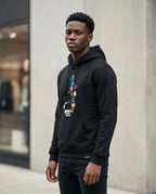 Statement Street - Zoton | Bedruckter Langärmliger Hoodie Herren
