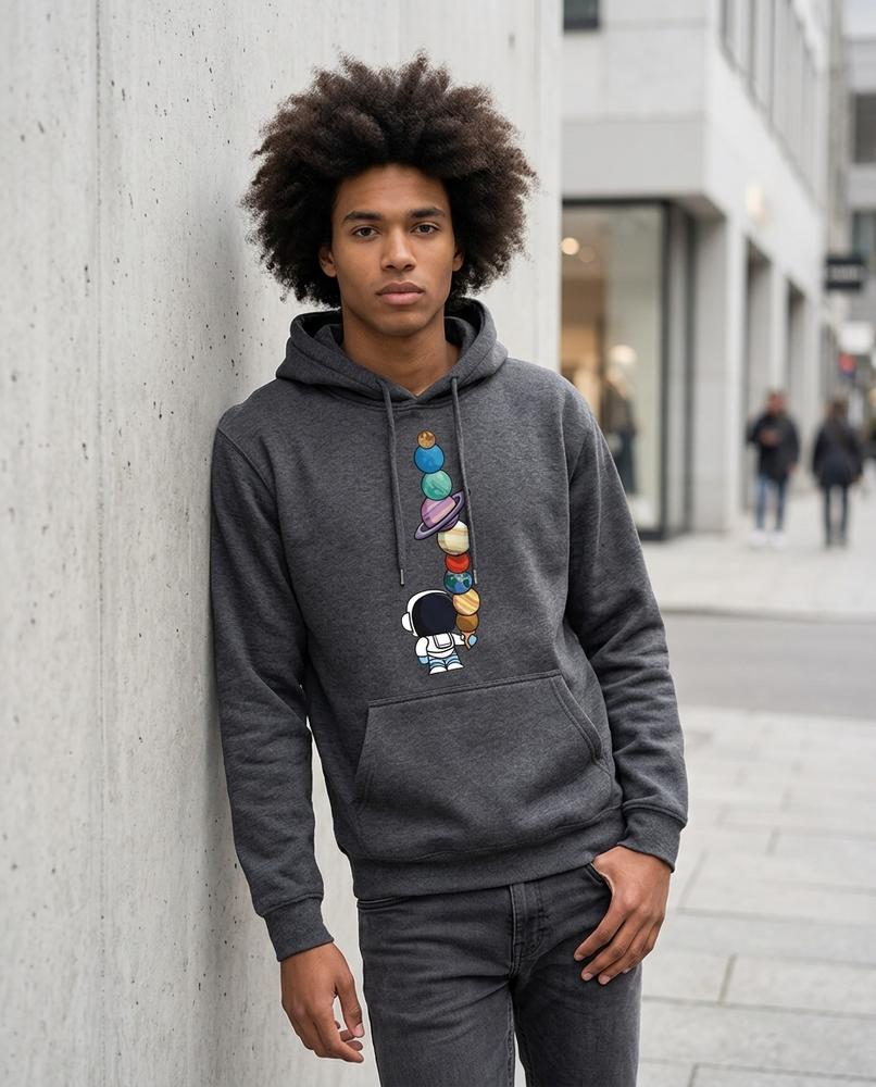 Statement Street - Zoton | Bedruckter Langärmliger Hoodie Herren