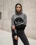 Statement Street - Kusel | Zweifarbig Kurz Geschnitten Hoodie Damen