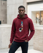 Statement Street - Zoton | Bedruckter Langärmliger Hoodie Herren