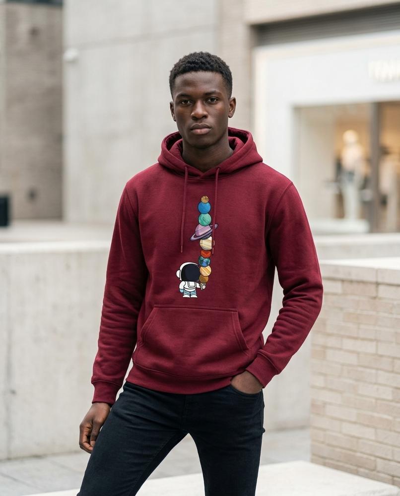 Statement Street - Zoton | Bedruckter Langärmliger Hoodie Herren