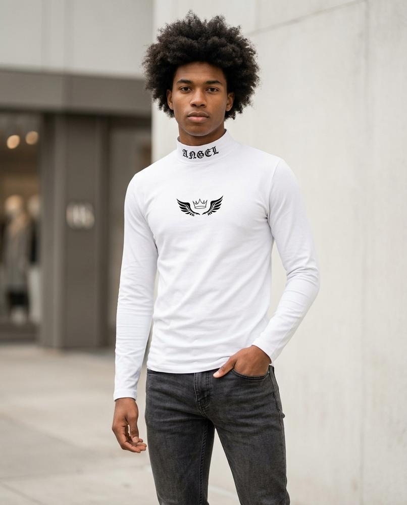 Statement Street - Lehud | Langärmlig Figurbetont Rollkragenpullover Herren