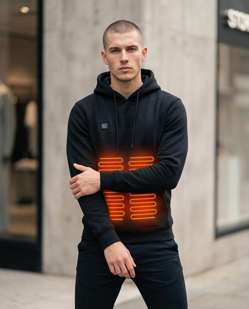 Statement Street - Tohum | Beheizbar Langärmlig Hoodie Herren