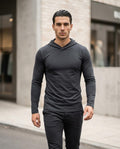 Statement Street - Easim | Langärmliger Figurbetonter Hoodie Herren