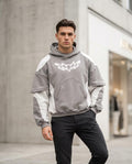 Statement Street - Vepum | Zweifarbiger Doppelärmeliger Hoodie Herren