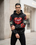 Statement Street - Euwik | Verziert Gewaschen Hoodie Herren