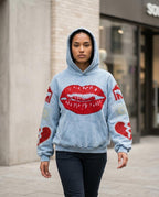 Statement Street - Euwik | Verziert Gewaschen Hoodie Herren