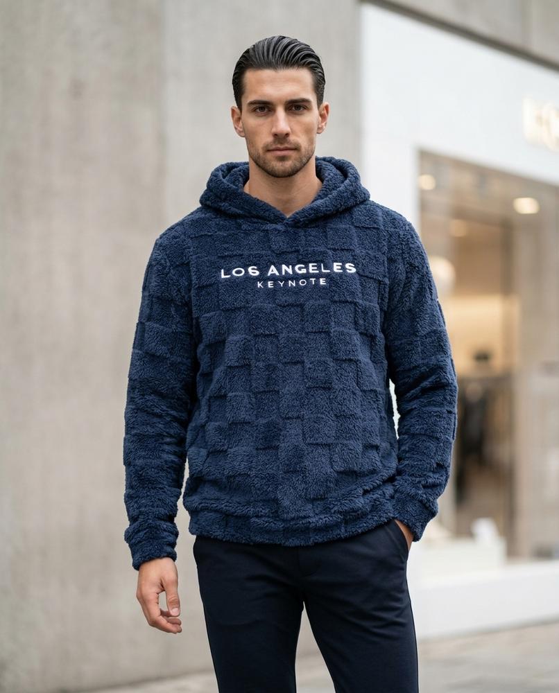 Statement Street - Ausek | Strukturiert Flauschig Hoodie Herren