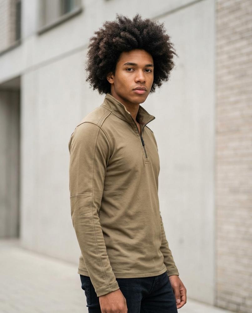 Statement Street - Tiker | Langärmlig Verstärkt Shirt Herren