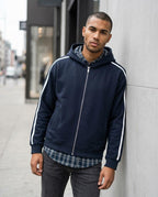 Statement Street - Yulim | Gestreift Gefüttert Hoodie Herren