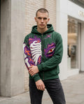 Statement Street - Mifom | Applizierter Mehrfarbiger Hoodie Herren