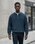 Statement Street - Cevir | Gerippt Langärmlig Shirt Herren