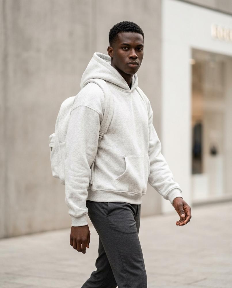 Statement Street - Kezok | Funktionaler Baumwoll Hoodie Herren