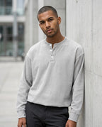 Statement Street - Cevir | Gerippt Langärmlig Shirt Herren