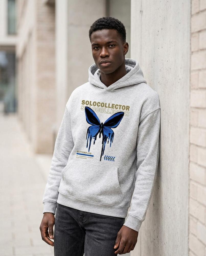 Statement Street - Luvin | Langärmliger Bedruckter Hoodie Herren