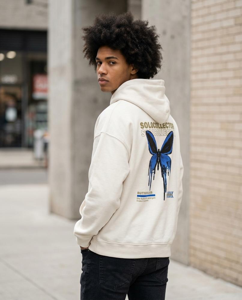 Statement Street - Luvin | Langärmliger Bedruckter Hoodie Herren