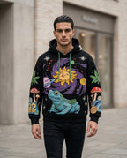 Statement Street - Vosal | Bestickt Mehrfarbig Hoodie Herren