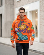 Statement Street - Vosal | Bestickt Mehrfarbig Hoodie Herren