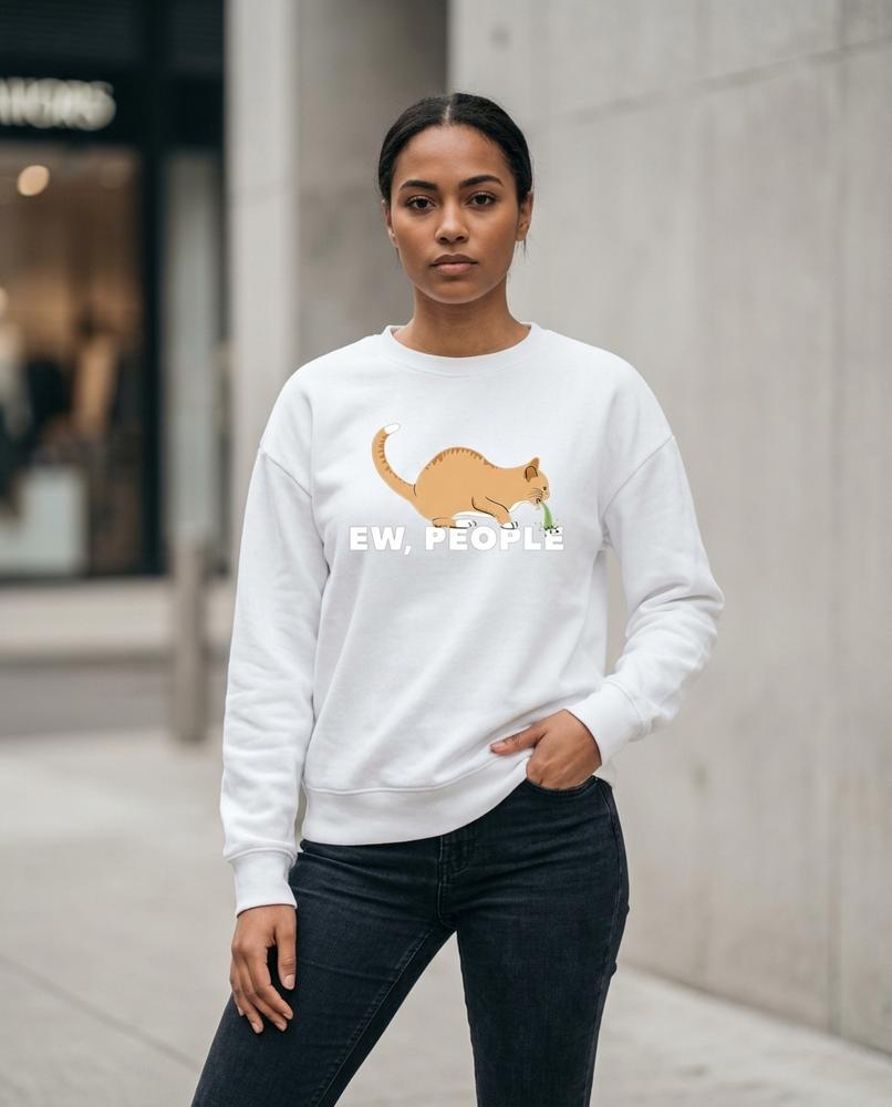 Statement Street - Yikut | Bedruckt Rundhals Sweatshirt Unisex