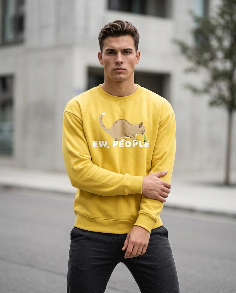 Statement Street - Yikut | Bedruckt Rundhals Sweatshirt Unisex