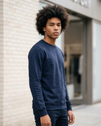 Statement Street - Tabom | Langärmlig Unifarben Sweatshirt Herren