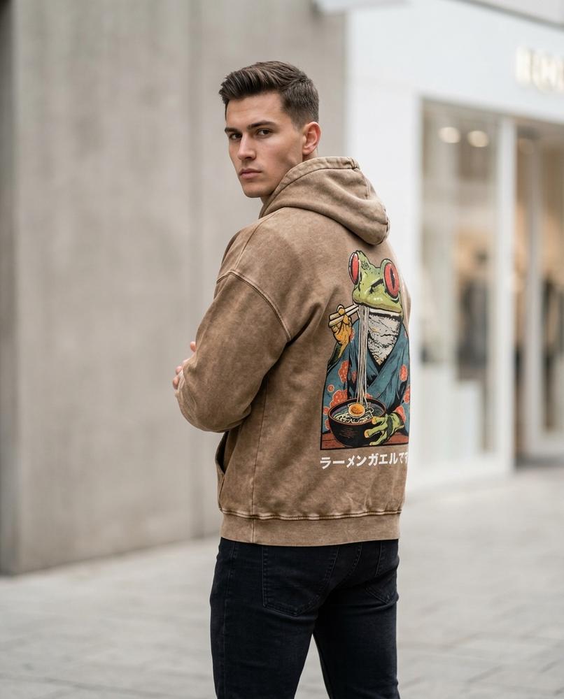 Statement Street - Kadat | Bedruckter Baumwoll Hoodie Unisex