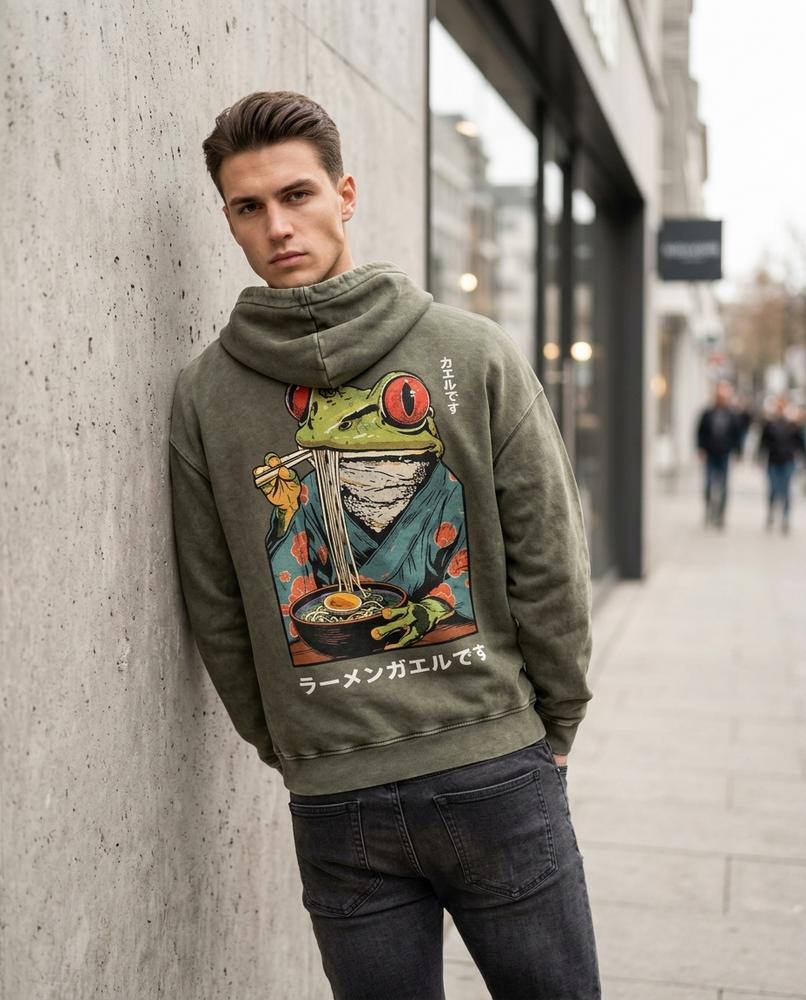 Statement Street - Kadat | Bedruckter Baumwoll Hoodie Unisex