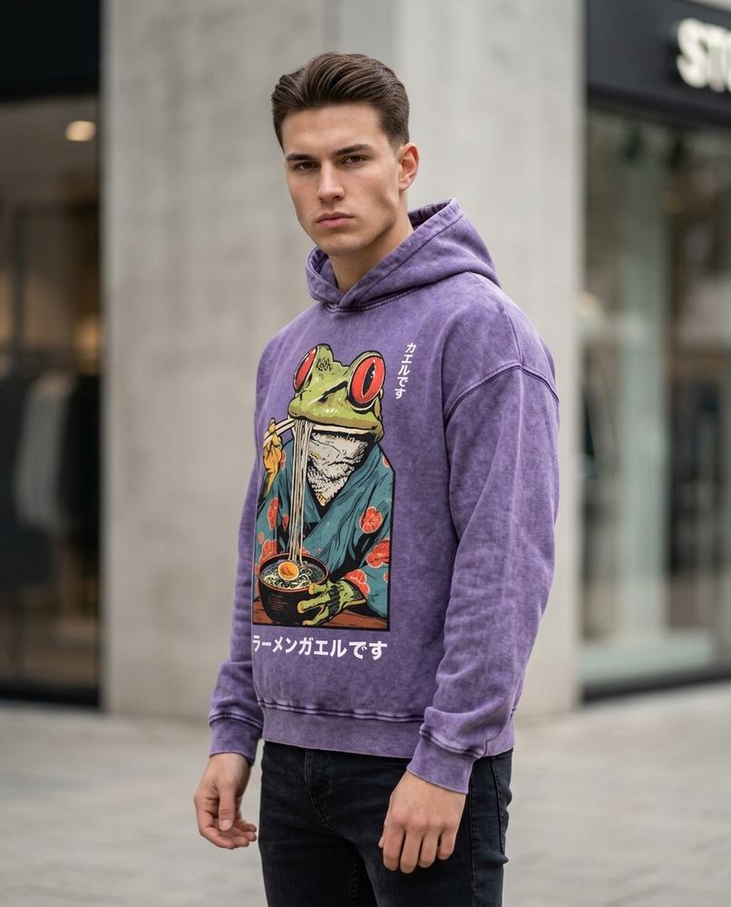 Statement Street - Kadat | Bedruckter Baumwoll Hoodie Unisex