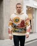 Statement Street - Rovum | Bestickt Strukturiert Hoodie Herren