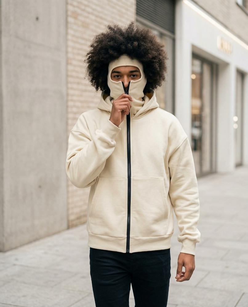 Statement Street - Dokut | Hochschließender Gefütterter Hoodie Unisex