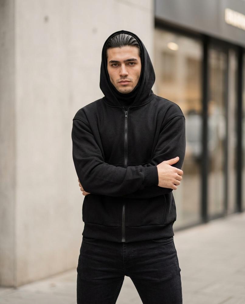 Statement Street - Dokut | Hochschließender Gefütterter Hoodie Unisex