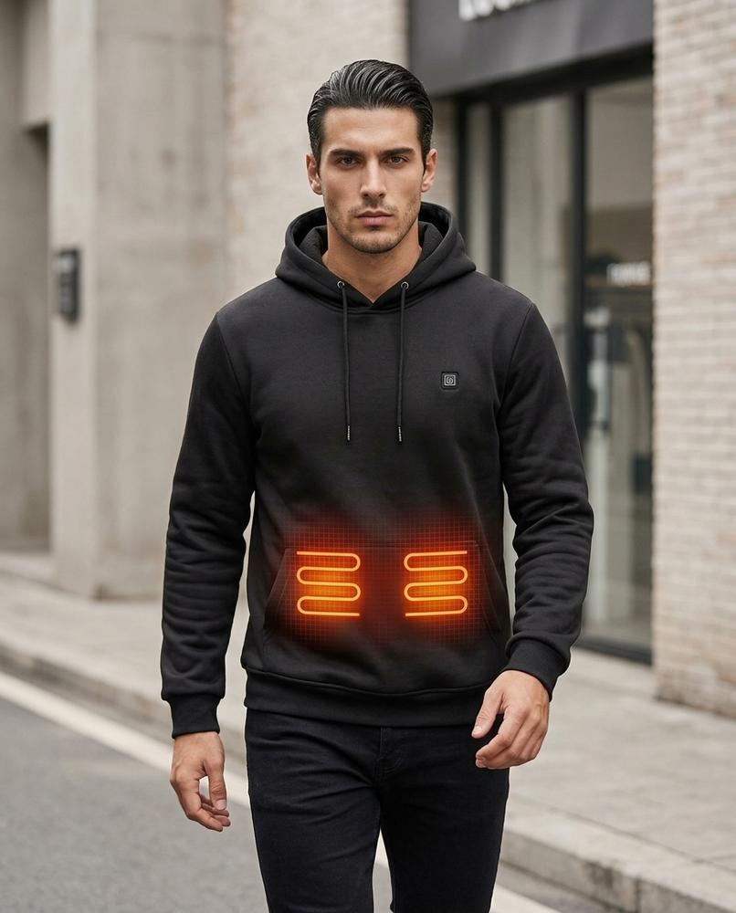 Statement Street - Lanel | Beheizbar Langärmlig Hoodie Herren