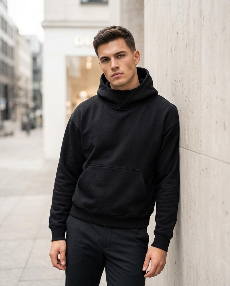 Statement Street - Lakam | Schwer Langärmlig Hoodie Herren