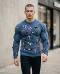 Statement Street - Sisud | Gepolstert Dekoriert Pullover Herren