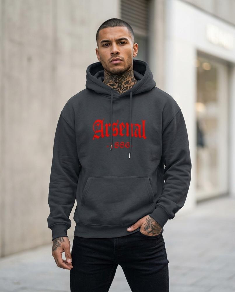 Statement Street - Yigit | Langärmlig Bedruckt Hoodie Herren