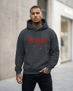Statement Street - Yigit | Langärmlig Bedruckt Hoodie Herren