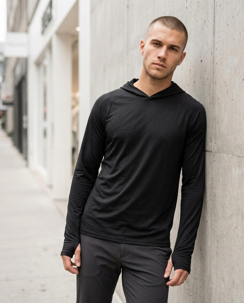Statement Street - Yupus | Langärmliger Leichter Hoodie Herren