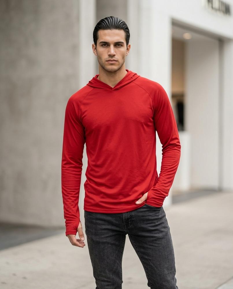 Statement Street - Yupus | Langärmliger Leichter Hoodie Herren