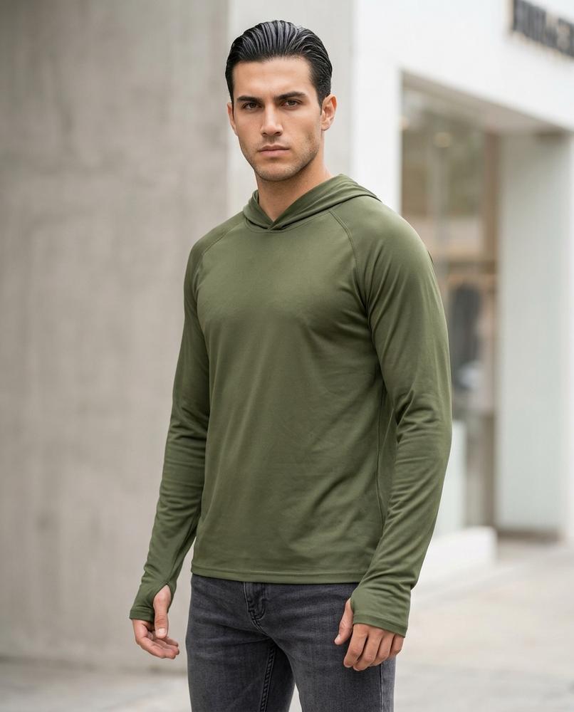 Statement Street - Yupus | Langärmliger Leichter Hoodie Herren