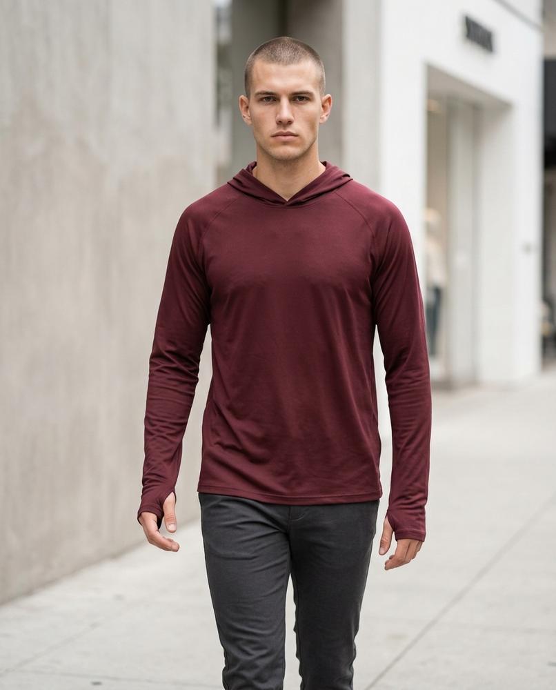 Statement Street - Yupus | Langärmliger Leichter Hoodie Herren
