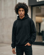 Statement Street - Eigam | Locker Geschnittener Langärmliger Hoodie Unisex