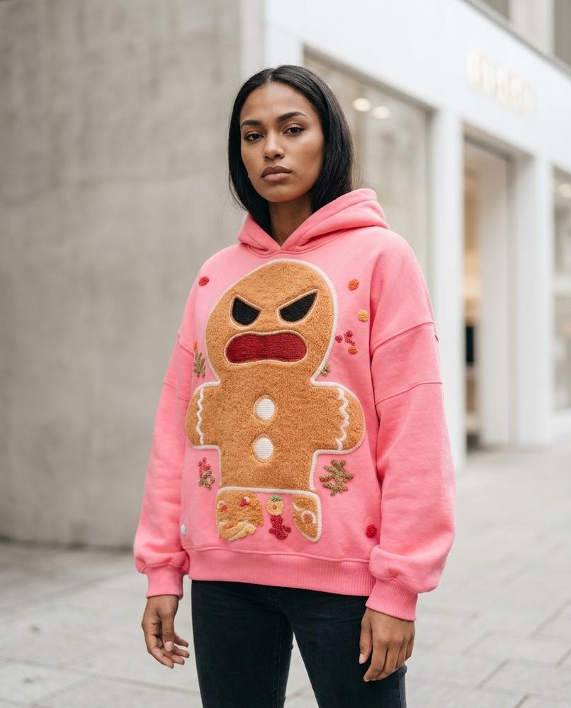 Statement Street - Tedad | Strukturierter Langärmeliger Hoodie Herren