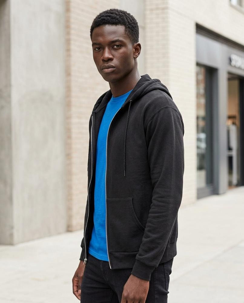 Statement Street - Towun | Reißverschluss Langärmlig Hoodie Herren