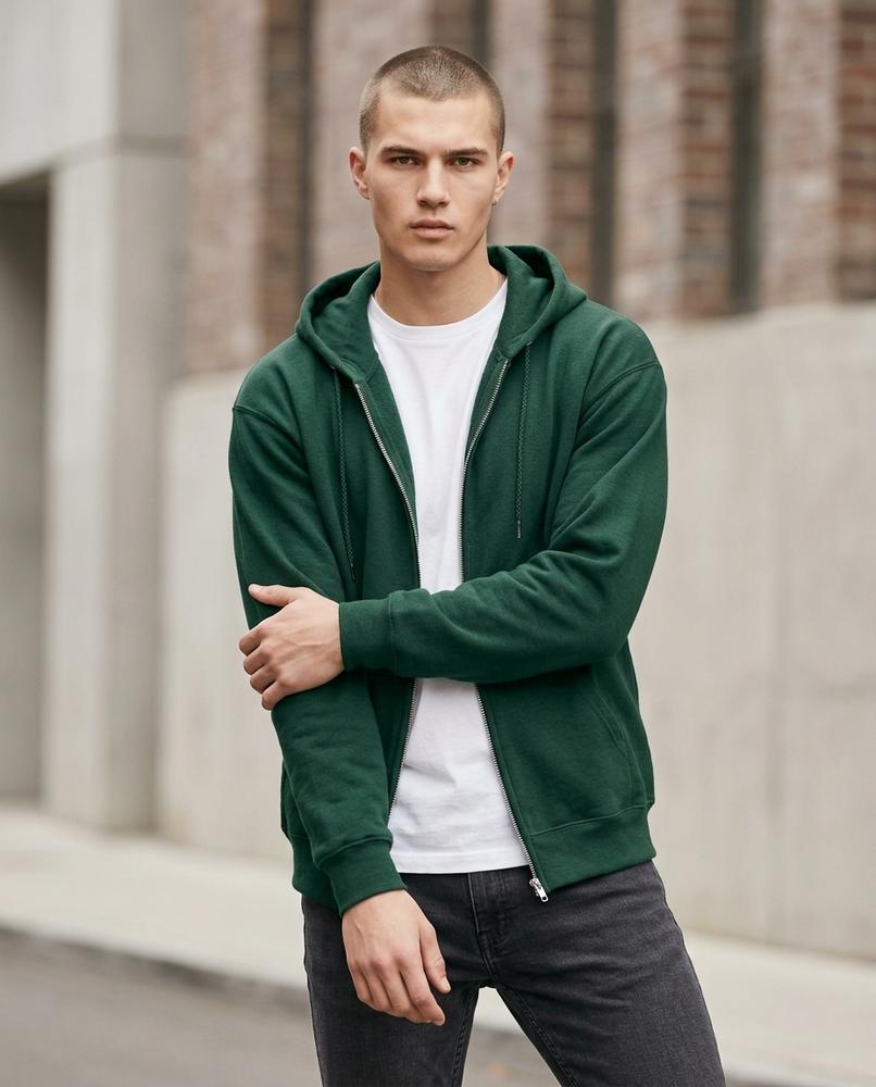 Statement Street - Towun | Reißverschluss Langärmlig Hoodie Herren